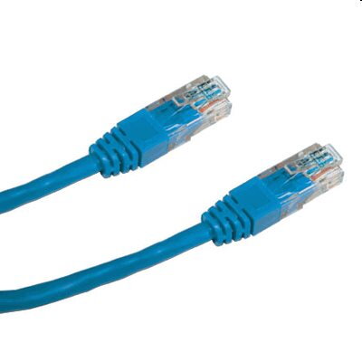 DATACOM Patch kábel UTP CAT5E 1m modrý