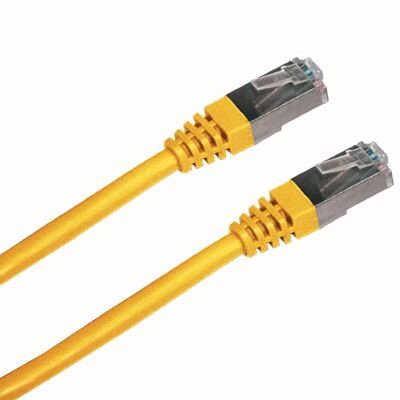 DATACOM Patch kábel FTP CAT5E 0,5m žltý