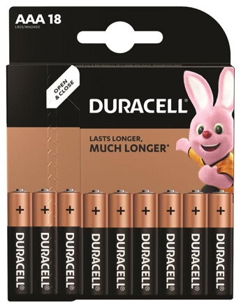 DURACELL - Basic baterie AAA 18 ks