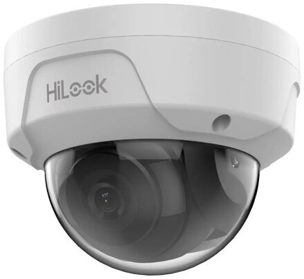HiLook IP kamera IPC-D140H(C)/ Dome/ rozlíšenie 4Mpix/ objektív 2.8mm/ H.265+/ krytie IP67+IK10/ IR až 30m/ kov+plast