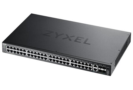 ZyXEL XGS2220-54, L3 Access Switch, 48x1G RJ45 2x10mG RJ45, 4x10G SFP+ Uplink, incl. 1 yr NebulaFlex Pro