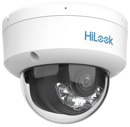 HiLook IP kamera IPC-D149HA-LU/ Dome/ rozlišení 4Mpix/ objektiv 2.8mm/ ColorVu/ krytí IP67/ IK08/ LED30m